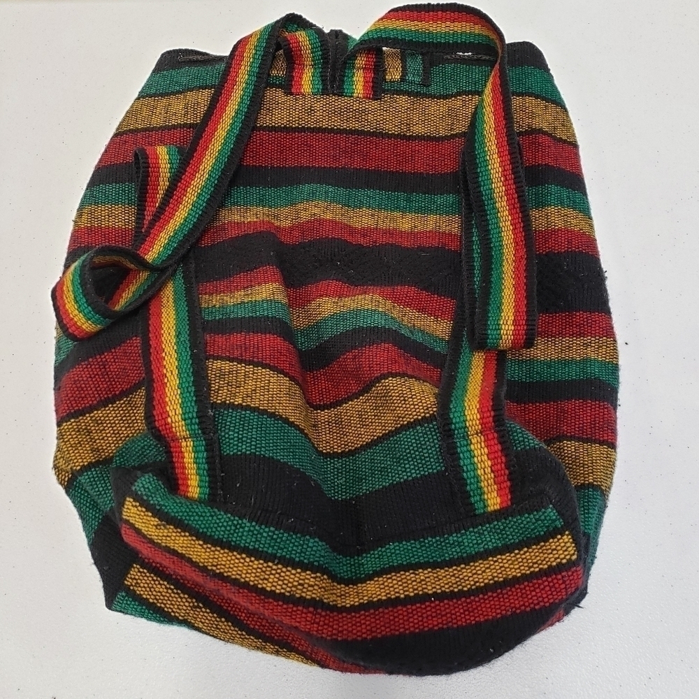 Artesanias Pinzon Boho Hippie Backpack Bag - Picture 2 of 9